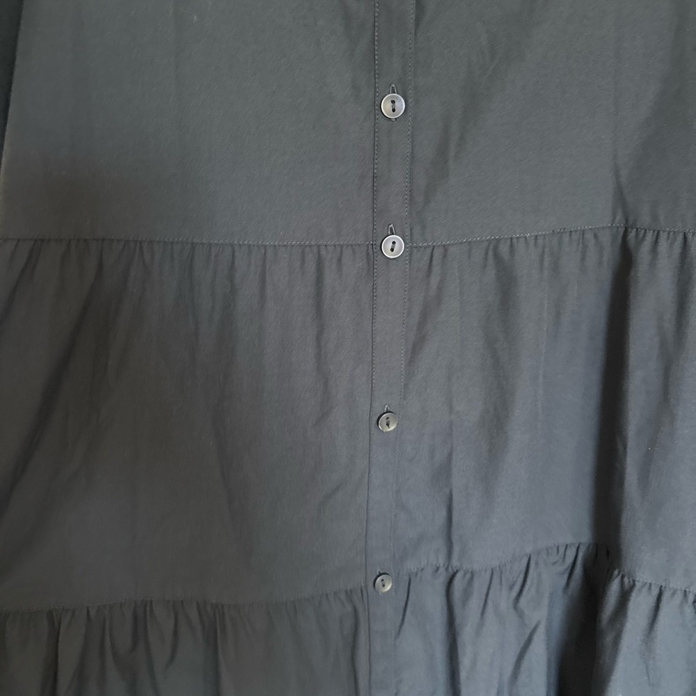 Brochu Walker The Havana Mini Dress Navy women’s size medium puff sleeve - Picture 7 of 8